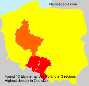 Surname Eichner in Poland Surname Eichner in Poland
