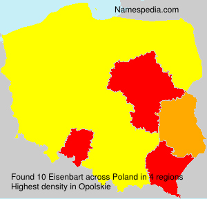 Surname Eisenbart in Poland Surname Eisenbart in Poland
