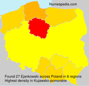 Surname Ejankowski in Poland Surname Ejankowski in Poland