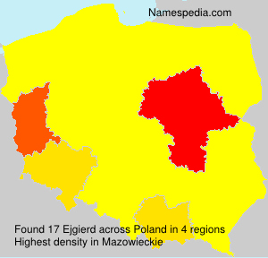 Surname Ejgierd in Poland Surname Ejgierd in Poland