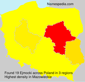 Surname Ejmocki in Poland Surname Ejmocki in Poland
