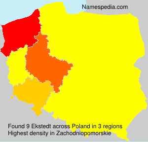 Surname Ekstedt in Poland Surname Ekstedt in Poland