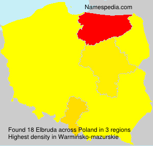 Surname Elbruda in Poland Surname Elbruda in Poland
