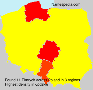 Surname Elmrych in Poland Surname Elmrych in Poland