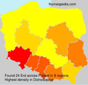 Surname Erd in Poland Surname Erd in Poland