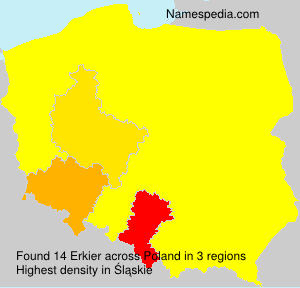 Surname Erkier in Poland Surname Erkier in Poland