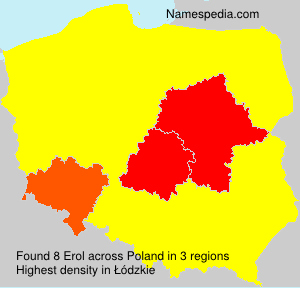 Surname Erol in Poland Surname Erol in Poland