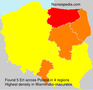 Surname Ert in Poland Surname Ert in Poland