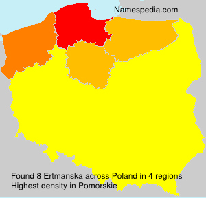 Surname Ertmanska in Poland Surname Ertmanska in Poland