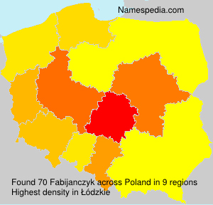 Surname Fabijanczyk in Poland Surname Fabijanczyk in Poland