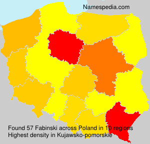 Surname Fabinski in Poland Surname Fabinski in Poland