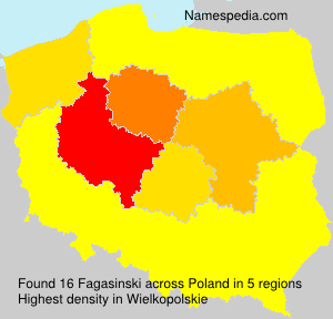 Surname Fagasinski in Poland Surname Fagasinski in Poland