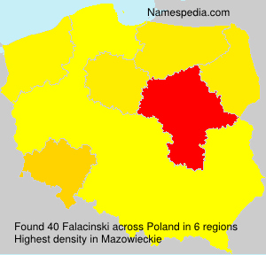 Surname Falacinski in Poland Surname Falacinski in Poland