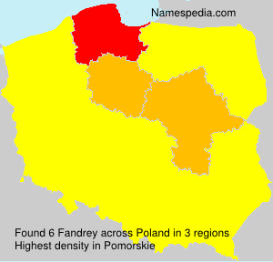Surname Fandrey in Poland Surname Fandrey in Poland