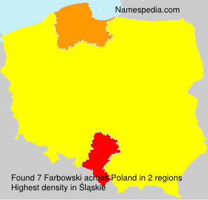 Surname Farbowski in Poland Surname Farbowski in Poland