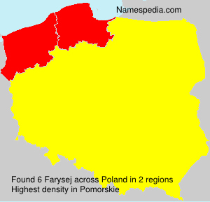 Surname Farysej in Poland