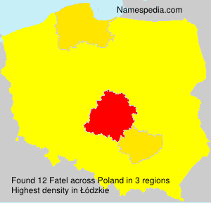 Surname Fatel in Poland Surname Fatel in Poland