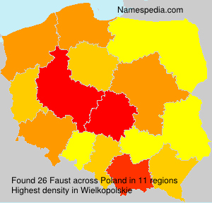 Surname Faust in Poland Surname Faust in Poland