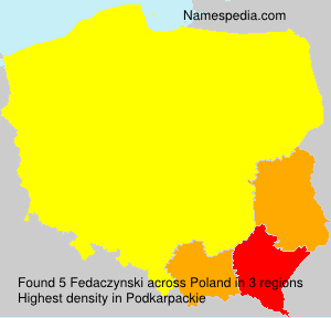 Surname Fedaczynski in Poland Surname Fedaczynski in Poland
