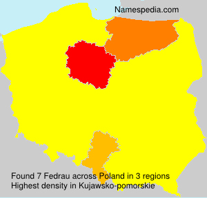 Surname Fedrau in Poland