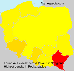 Surname Fejdasz in Poland Surname Fejdasz in Poland
