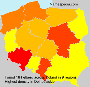 Surname Felberg in Poland Surname Felberg in Poland