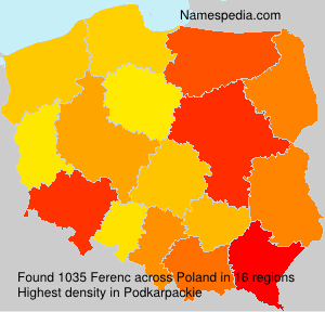 Surname Ferenc in Poland
