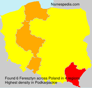 Surname Feresztyn in Poland