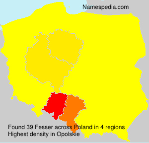 Surname Fesser in Poland Surname Fesser in Poland