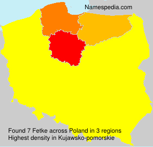 Surname Fetke in Poland Surname Fetke in Poland