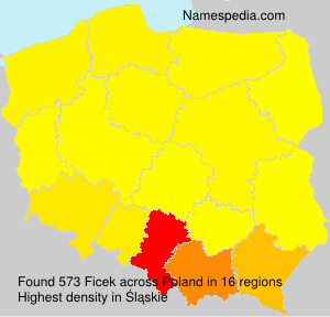 Surname Ficek in Poland Surname Ficek in Poland