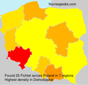 Surname Fichtel in Poland Surname Fichtel in Poland
