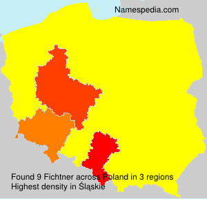 Surname Fichtner in Poland Surname Fichtner in Poland