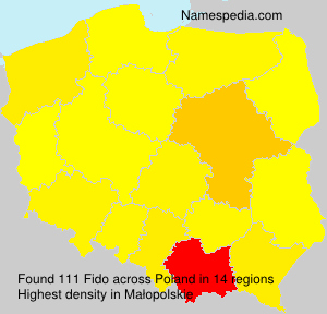Surname Fido in Poland Surname Fido in Poland