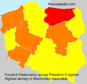 Surname Fiederowicz in Poland Surname Fiederowicz in Poland