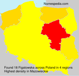 Surname Figatowska in Poland Surname Figatowska in Poland