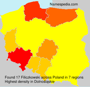 Surname Filiczkowski in Poland Surname Filiczkowski in Poland