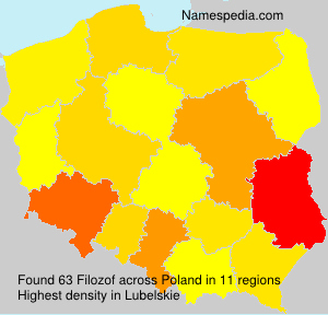 Surname Filozof in Poland Surname Filozof in Poland