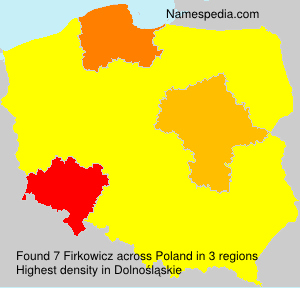 Surname Firkowicz in Poland Surname Firkowicz in Poland