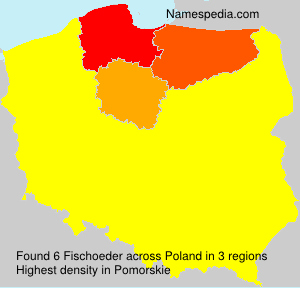Surname Fischoeder in Poland Surname Fischoeder in Poland