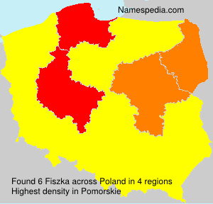Surname Fiszka in Poland Surname Fiszka in Poland