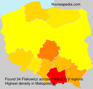 Surname Flakowicz in Poland Surname Flakowicz in Poland