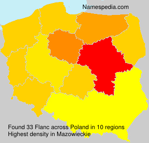 Surname Flanc in Poland Surname Flanc in Poland