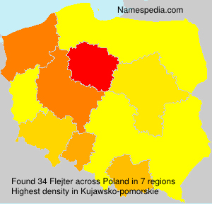 Surname Flejter in Poland Surname Flejter in Poland