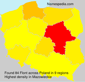 Surname Flont in Poland Surname Flont in Poland