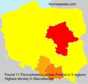 Surname Florczykiewicz in Poland Surname Florczykiewicz in Poland