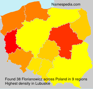 Surname Florianowicz in Poland Surname Florianowicz in Poland