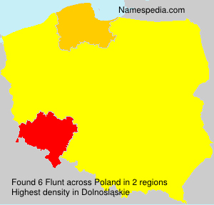 Surname Flunt in Poland Surname Flunt in Poland
