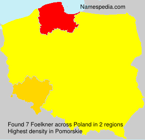 Surname Foelkner in Poland Surname Foelkner in Poland