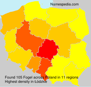 Surname Fogel in Poland Surname Fogel in Poland